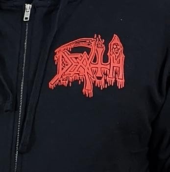 Amazon.com: DEATH (Spiritual Healing) Men's Zip-Up Hoodie